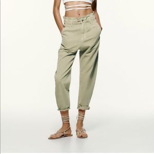 Zara paperbag jeans